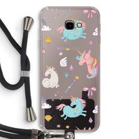 Fantasiewereld: Samsung Galaxy J4 Plus Transparant Hoesje met koord