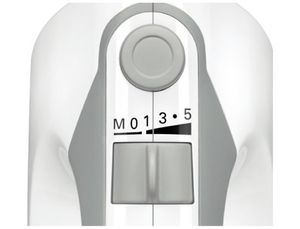 Bosch MFQ36400 Håndmixer Turbofunktion Hvid/grå