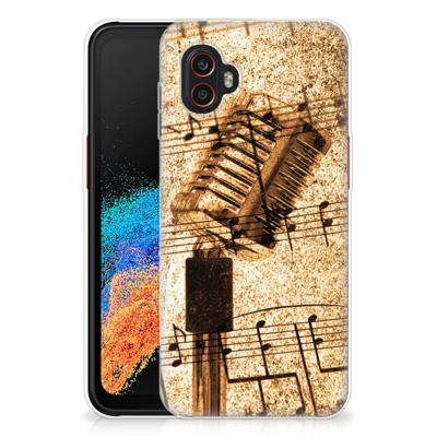 Samsung Galaxy Xcover 6 Pro | Siliconen hoesje | met foto Bladmuziek