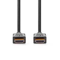 Nedis High Speed HDMI-Kabel met Ethernet | HDMI Connector | HDMI Connector | 4K@30Hz | ARC | 10.2 Gbps | 10.0 m | Rond | PVC | Zwart | Label - - thumbnail
