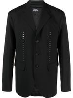 DSQUARED2 blazer à coutures contrastantes - Noir - thumbnail