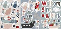 Raamstickers Sint & Co.