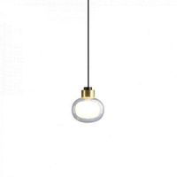 Tooy Nabila Hanglamp - Zwart - Messing