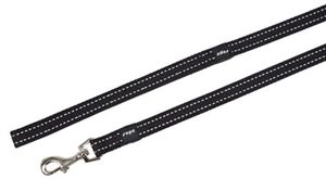 Rogz For Dogs snake lijn long zwart