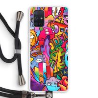 Dreams: Samsung Galaxy A71 Transparant Hoesje met koord