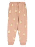 Konges Sløjd pantalon de jogging à broderies - Tons neutres