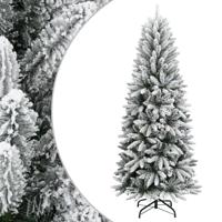 VidaXL Kunstkerstboom met sneeuw 150 cm pvc en pe
