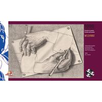 Puzzelman Tekenhanden - M.C. Escher (1000) - thumbnail