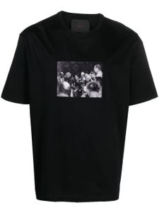 Limitato t-shirt en coton à imprimé - Noir