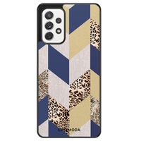 Samsung Galaxy A72 hoesje - Blue leo wild