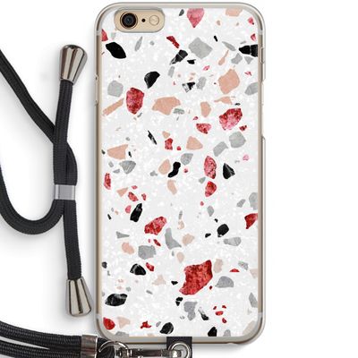 Terrazzo N°12: iPhone 6 / 6S Transparant Hoesje met koord