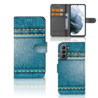 Samsung Galaxy S21 FE Wallet Case met Pasjes Jeans