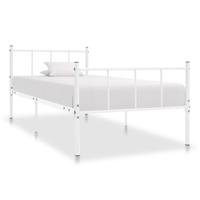 Bedframe metaal wit 90x200 cm