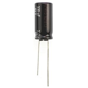 Panasonic Elektrolytische condensator Radiaal bedraad 5 mm 330 µF 63 V 20 % (Ø) 10 mm 1 stuk(s)