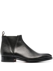 Santoni bottines à bout en amande - Noir