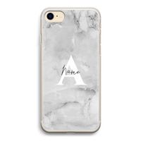 Ivory Marble: iPhone 7 Transparant Hoesje