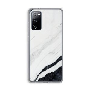Elegante marmer: Samsung Galaxy S20 FE / S20 FE 5G Transparant Hoesje