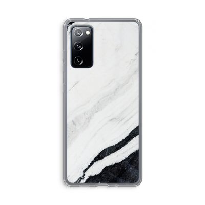 Elegante marmer: Samsung Galaxy S20 FE / S20 FE 5G Transparant Hoesje