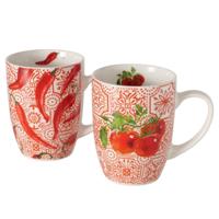 Boltze Home mok rosso 330ml ø8x10cm