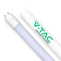 V-TAC VT-1221 T8 Glazen LED Buizen - IP20 - Wit - 18W - 1850 Lumen - 3000K - 120CM