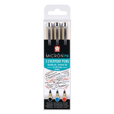 Sakura pigma micron pn office-set 3 kleuren