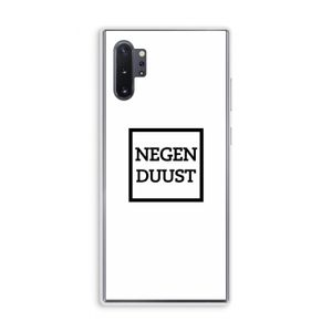 Negenduust vierkant: Samsung Galaxy Note 10 Plus Transparant Hoesje