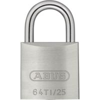 Abus hangslot titalium 64ti/25 grijs - 25mm