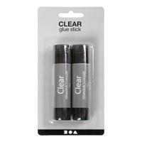 Creativ Company Transparante lijmstift, 2st.
