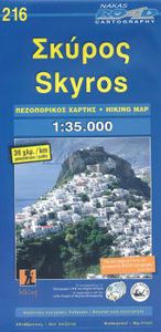 Wegenkaart - landkaart 216 Skyros | Road Editions