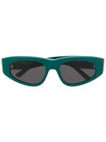 Balenciaga Eyewear lunettes de soleil à monture papillon - Vert