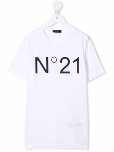 Nº21 Kids t-shirt à logo imprimé - Blanc