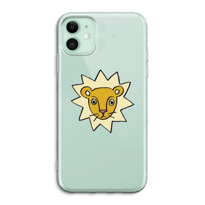 Kleine leeuw: iPhone 11 Transparant Hoesje