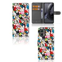 Motorola Edge 30 Neo | Telefoonhoesje | Met pasjeshouder | Birds