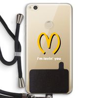 I'm lovin' you: Huawei Ascend P8 Lite (2017) Transparant Hoesje met koord