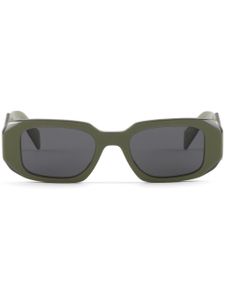 Prada Eyewear lunettes de soleil Symbole à monture rectangulaire - Vert