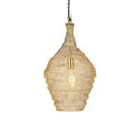 QAZQA Oosterse hanglamp goud 30 cm - Nidum