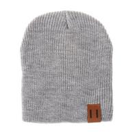 Winter hoed baby zachte warme muts Cap (grijs) Winter hoed baby zachte warme muts Cap (grijs)
