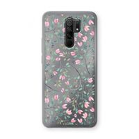 Sierlijke bloemen: Xiaomi Redmi 9 Transparant Hoesje