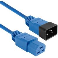 ACT Netsnoer C20 - C21 IEC60320 blauw 2 m