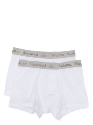 Vivienne Westwood lot de deux slips à bande logo - Blanc