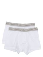 Vivienne Westwood lot de deux slips à bande logo - Blanc