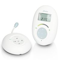 Alecto DBX120 - Full Eco DECT babyfoon met display, wit/blauw - thumbnail