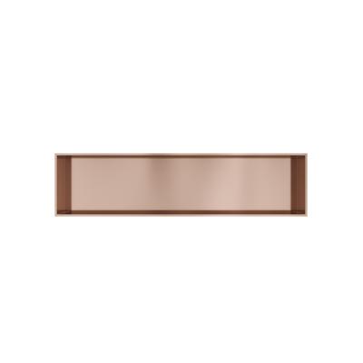 Hotbath &MORE Inbouwbox of inbouwnis - 30x120x10 - Geborsteld koper PVD BOX120BCP