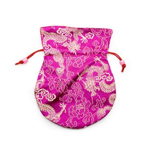 Brokaattasje Handgemaakt - Roze