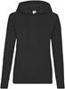 Fruit Of The Loom F409 Ladies´ Classic Hooded Sweat - Black - XXL