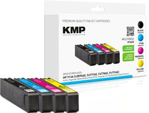 KMP Inktcartridge vervangt HP HP 913A Compatibel Combipack Zwart, Cyaan, Magenta, Geel H164V 1750,4005