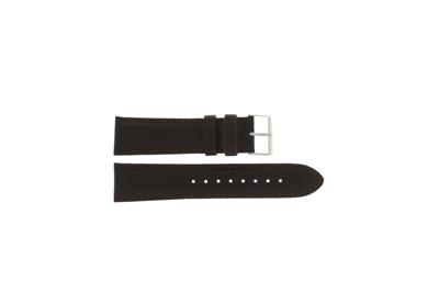 Horlogeband Guess W13530G2 / Coastal Leder Donkerbruin 22mm