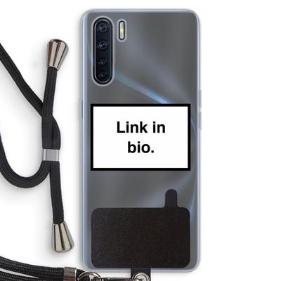 Link in bio: Oppo A91 Transparant Hoesje met koord