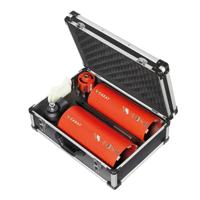 Carat DUSTEC® Diamantboorset Ø82-132-162mm + adapters in aluminium transportkoffer - HTESET0300 Carat DUSTEC® Diamantboorset Ø82-132-162mm + adapters in aluminium transportkoffer - HTESET0300
