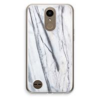 Gestreepte marmer: LG K10 (2017) Transparant Hoesje